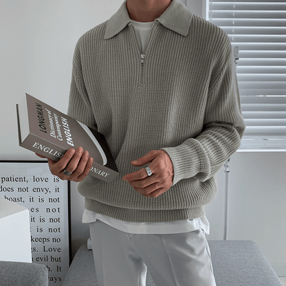 NAMI Half Zip Sweater Detail